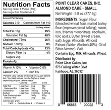 Load image into Gallery viewer, Almond Cake Small - 6"
